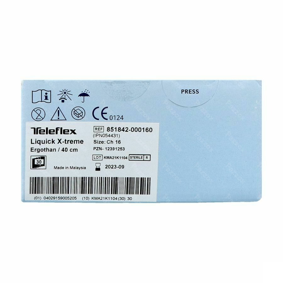 Liquick X-treme Ergothan Sonde Vessie 40cm Ch16 30