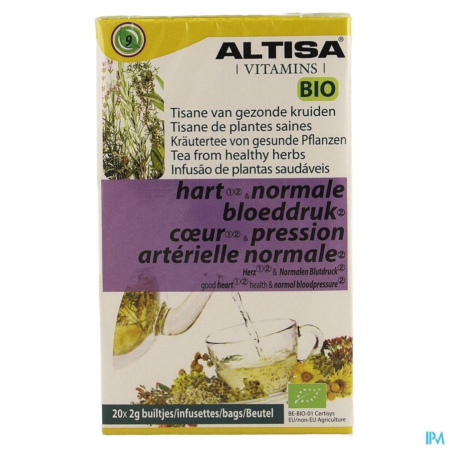 Altisa Tisane Pression Sanguine Bio 20x2g