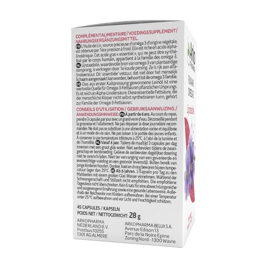 Arkogelules Huile De Lin 60