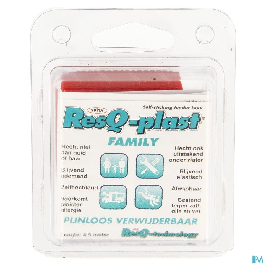 Resq-plast Family 4,5mx50mm Rouge 1