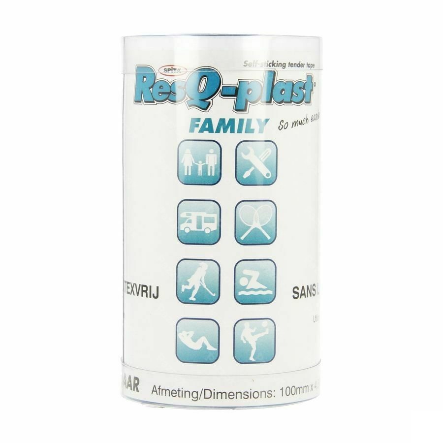 Resq-plast Family 4,5mx100mm Turquoise 1