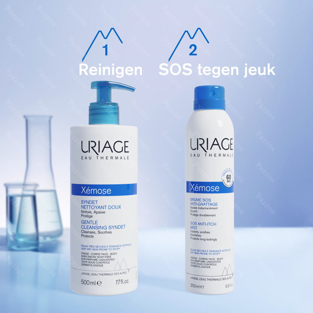 Uriage Xémose Syndet Milde Reinigingsgel 500ml