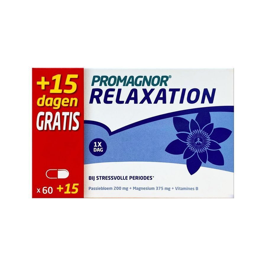 Promagnor Relaxation Caps 60+15 Gratis Promo
