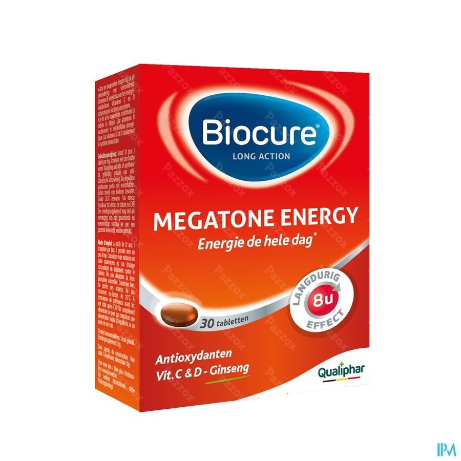Biocure Long Action Megatone Energy 30 Tabletten
