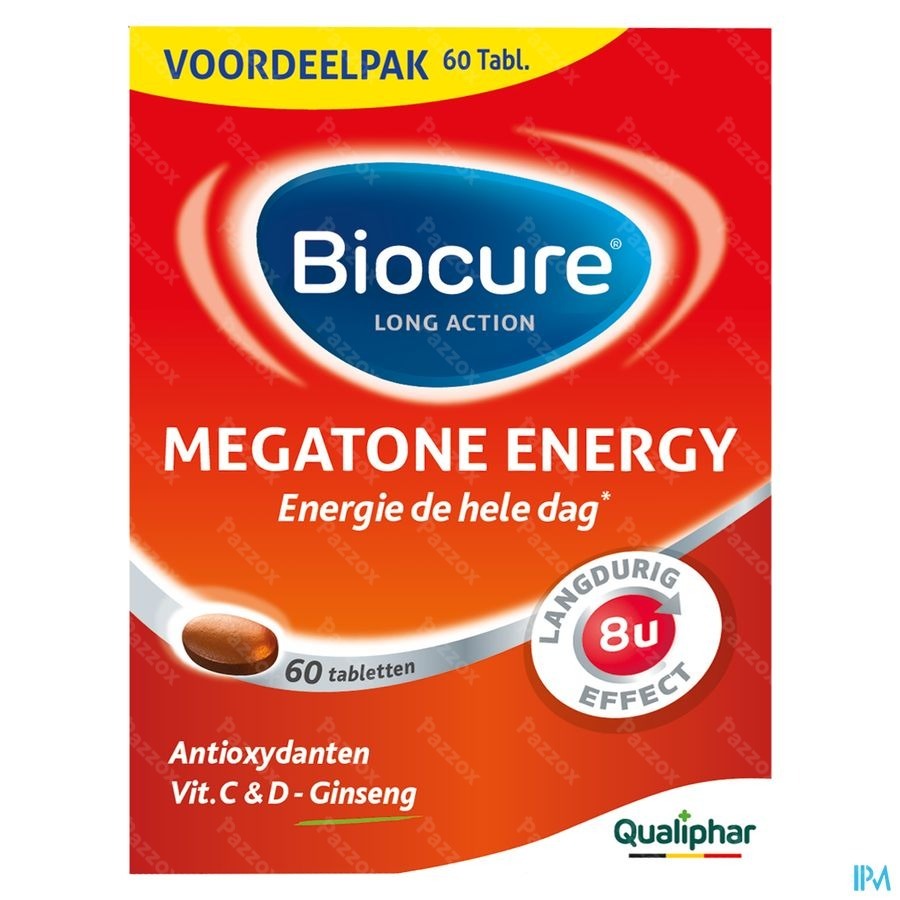Biocure Long Action Megatone Energy  60 Tabletten