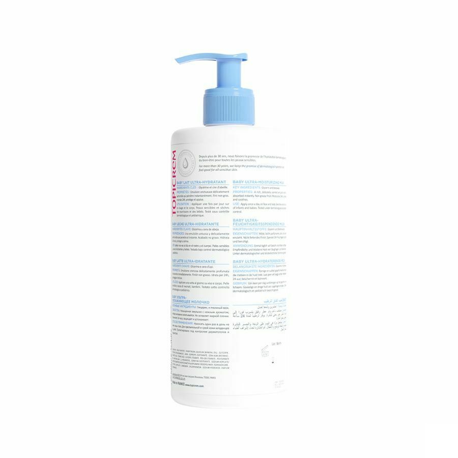 Topicrem Baby Lait Ultra-hydratant 500ml