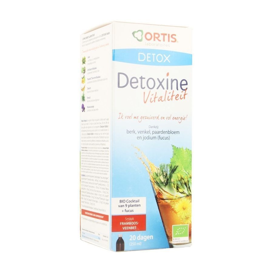 Ortis Detoxine Vitalite Framb.veenbes Fuc.bio250ml