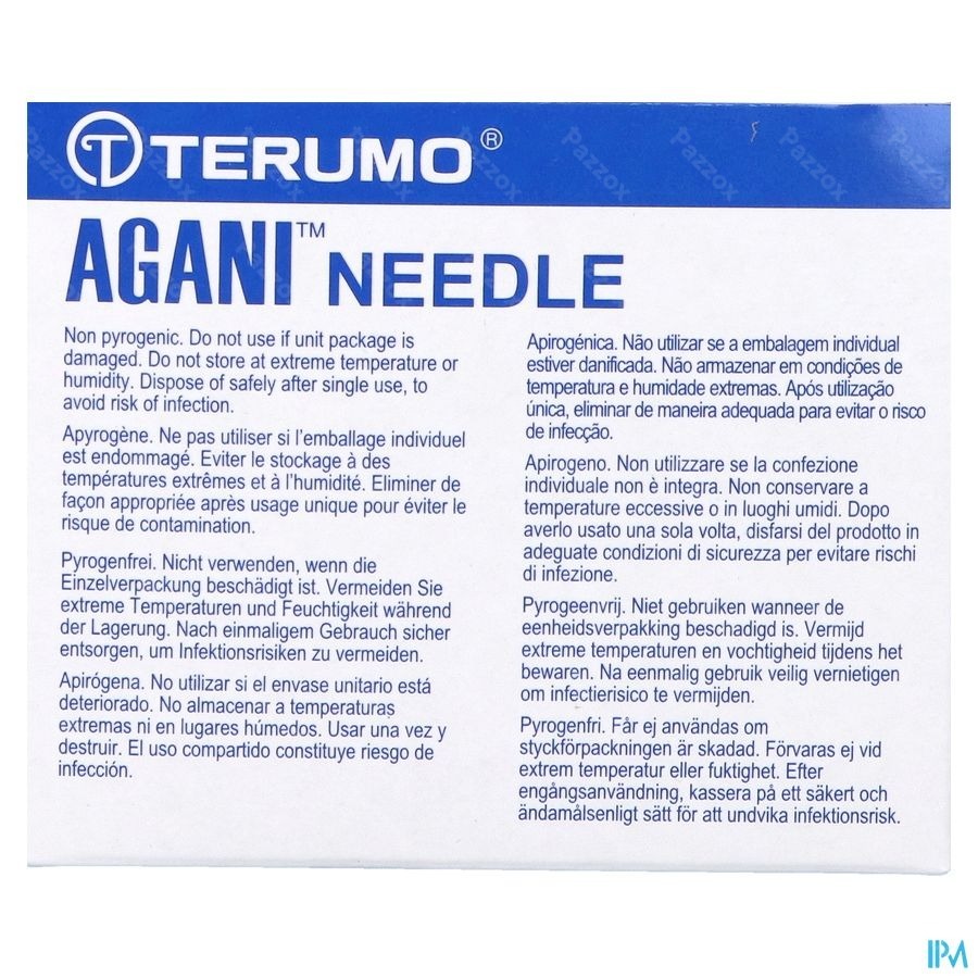 Terumo Naald Agani 25g 1 Rb Oranje 100
