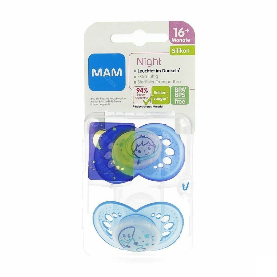 Mam Fopspeen Night +16m Jongen kopen Pazzox, online apotheek