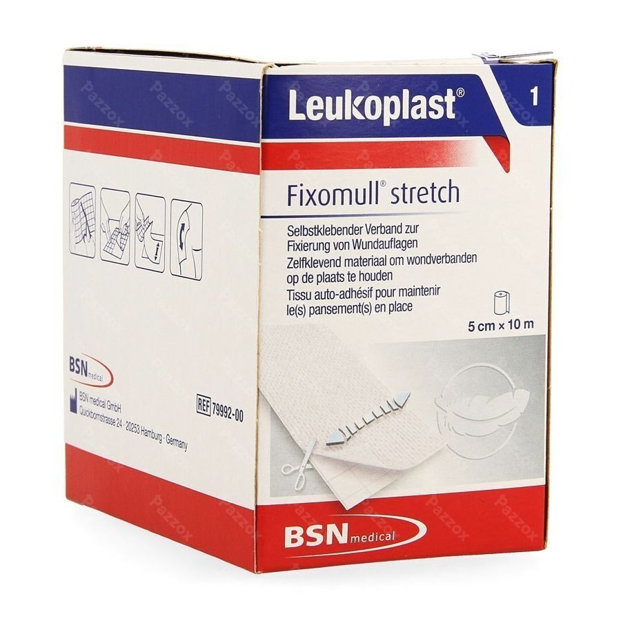 Fixomull Stretch 5cmx10m 1 Leukoplast