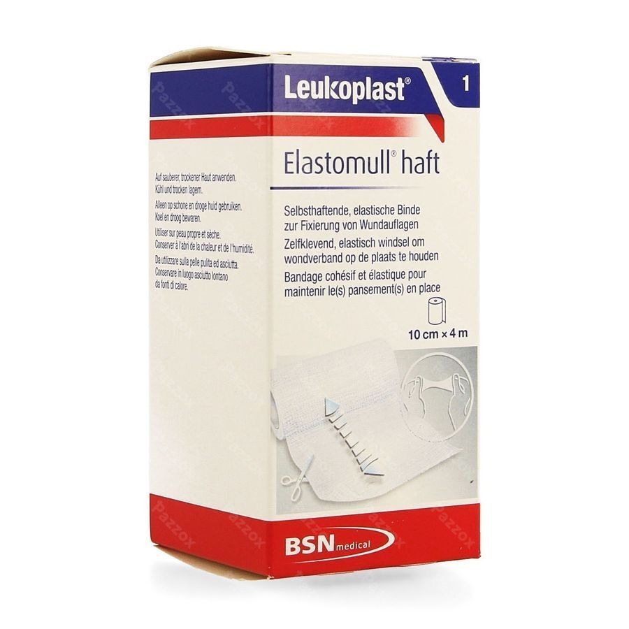 Elastomull Haft 10cmx4m 1 Leukoplast