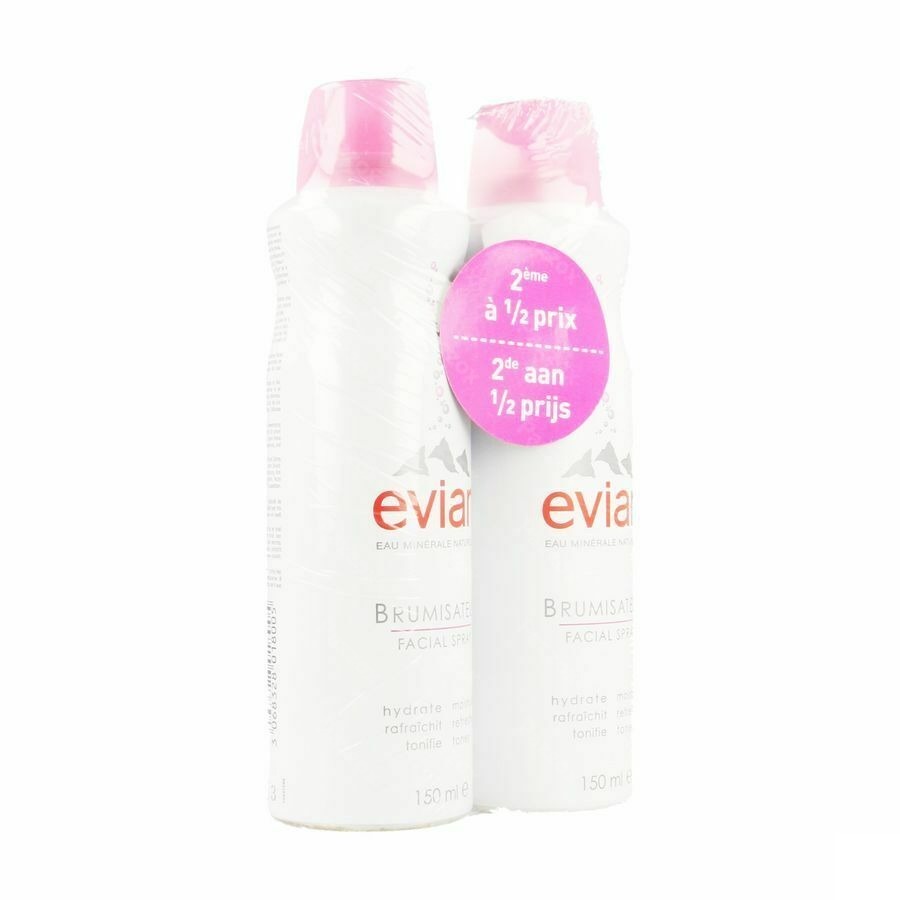 Evian Brumisateur Duo 2x150ml 2e-50%