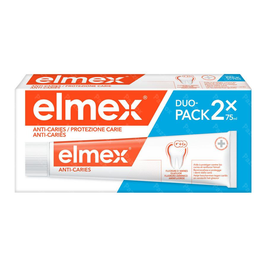 Elmex Anti-Cariës Tandpasta Duopack 2x75ml