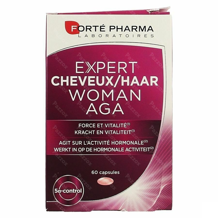 Forté Pharma Expert Haar Woman Voedingssupplement Haar Hormonale Oorzaak 60 Capsules