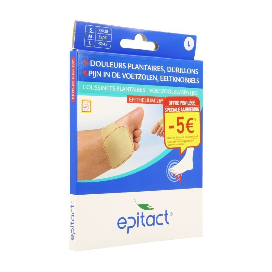 Epitact Coussinet Plantaire 42-45 1 Paire Promo-5€