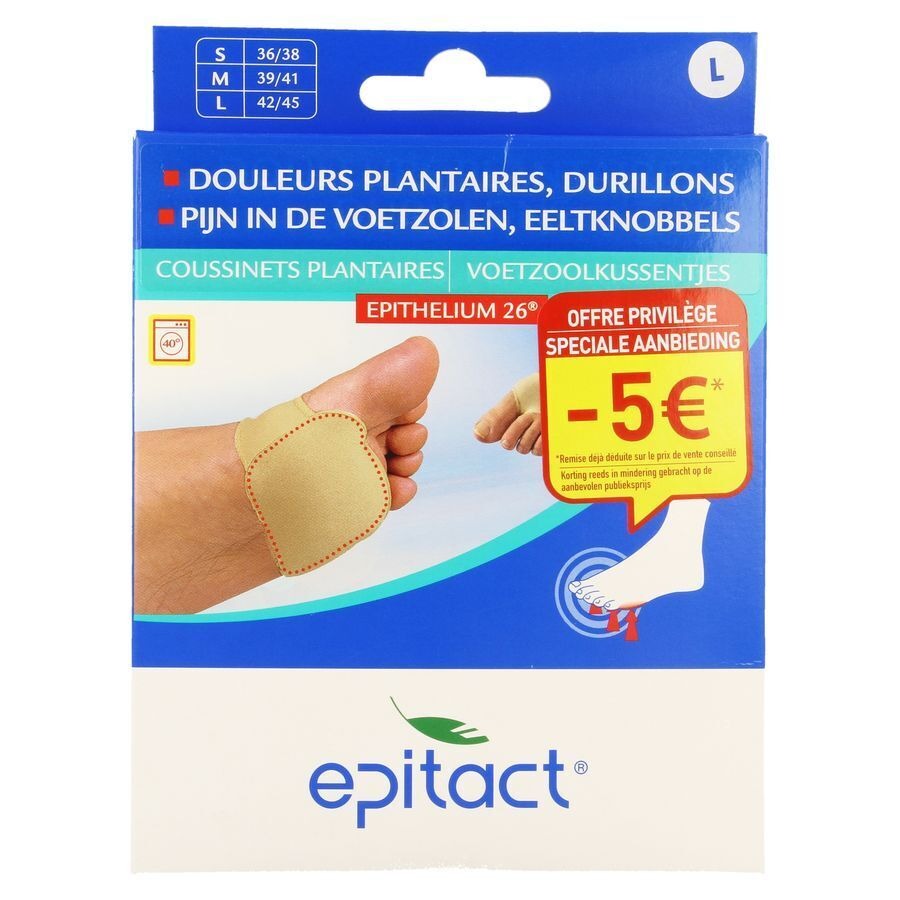 Epitact Coussinet Plantaire 42-45 1 Paire Promo-5€