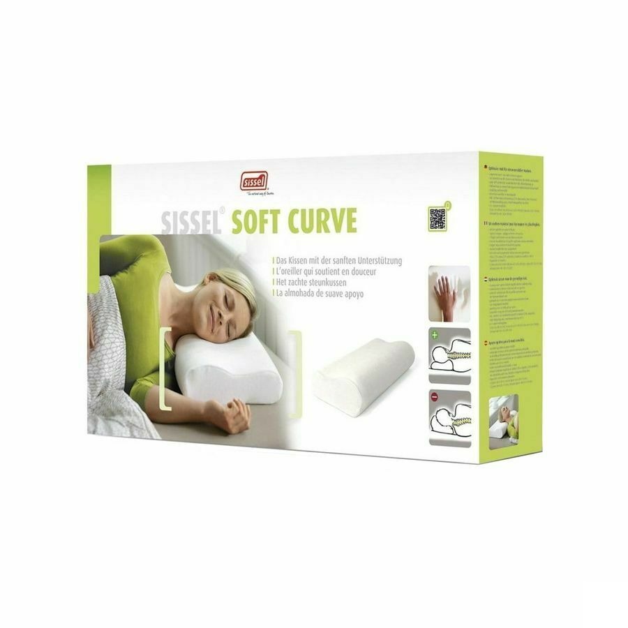 Sissel Soft Curve Hoofdkussen M + Overtrek Vel.