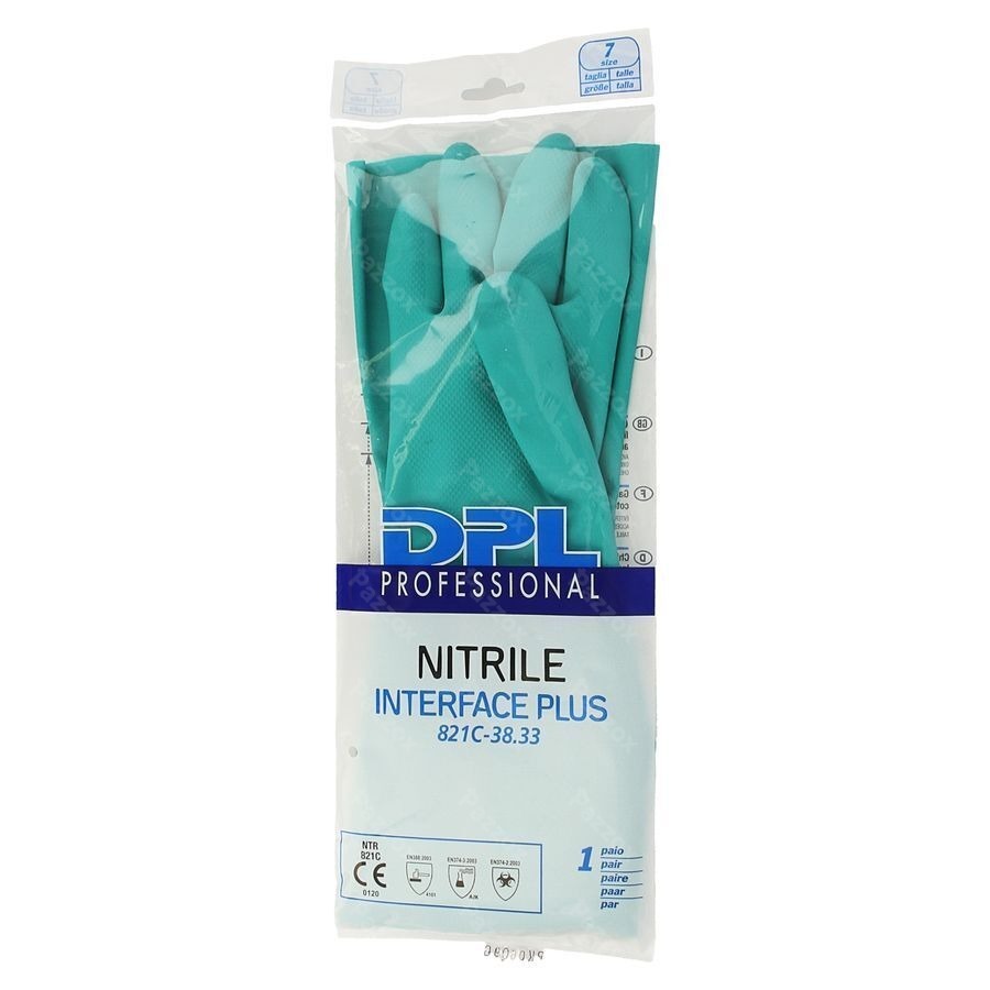 Nitrile Interface Plus Gants M 1paire