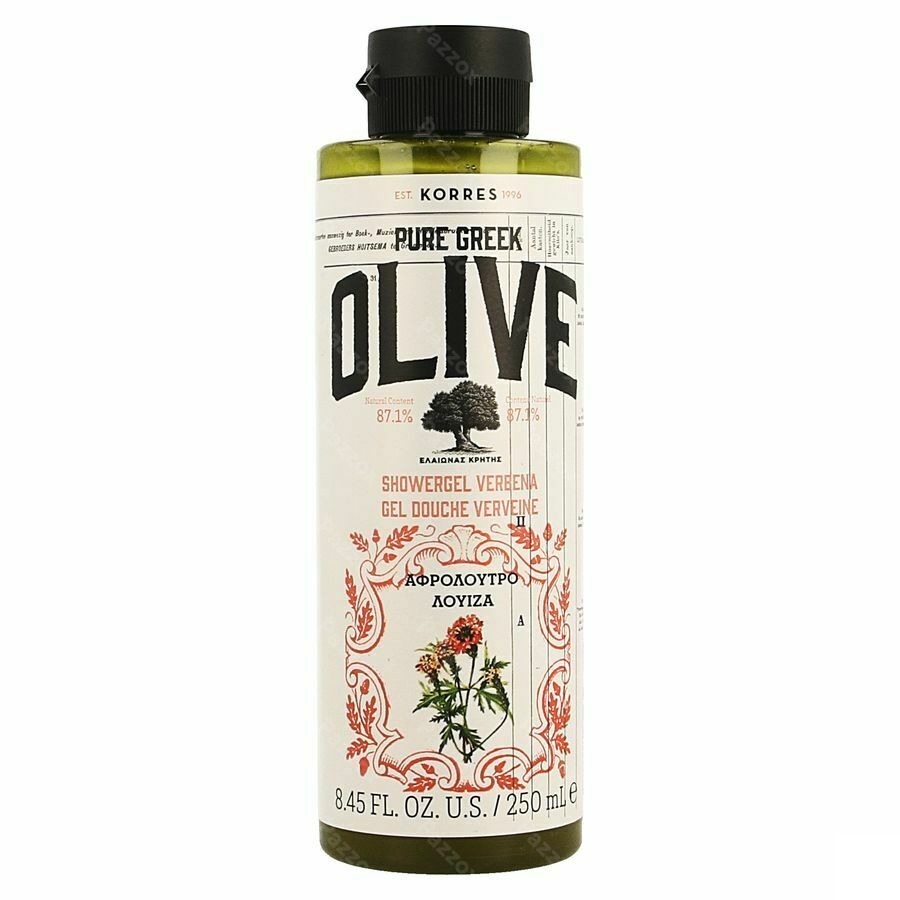 Korres Kb Douchegel Olijf Verbena 250ml