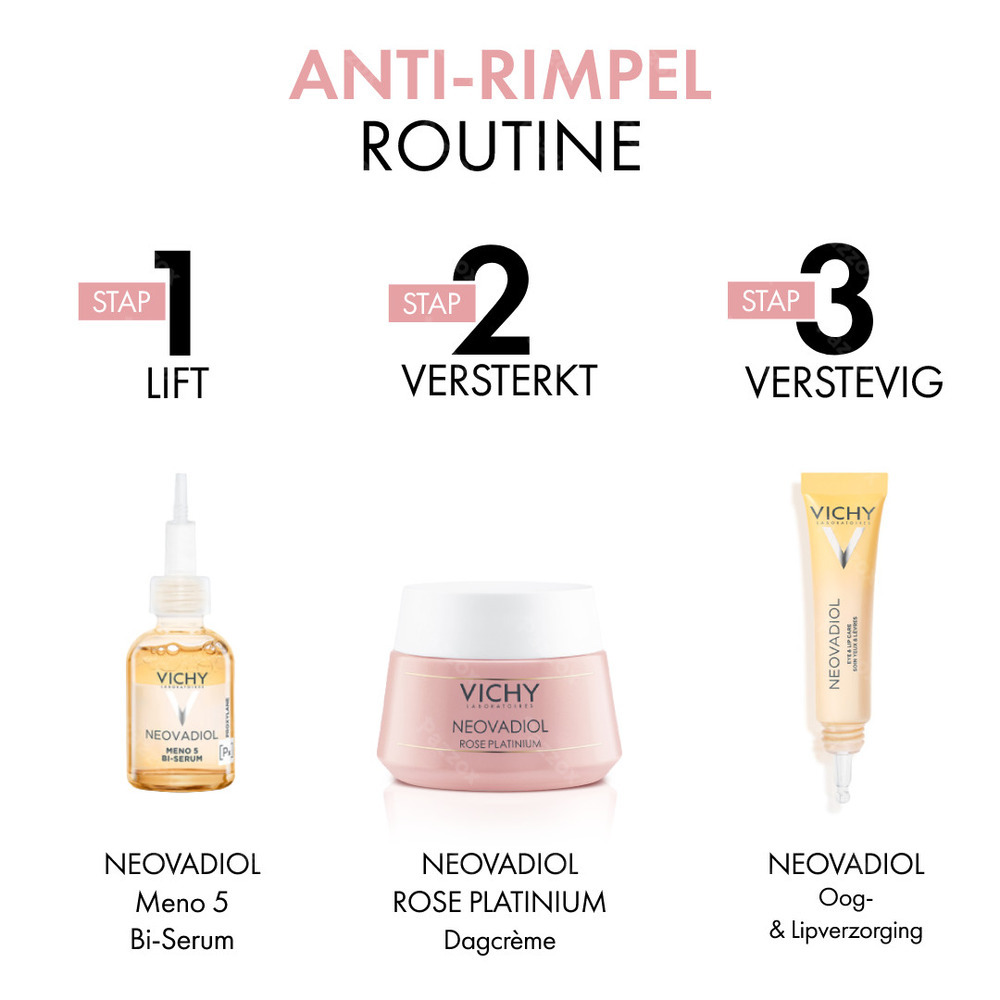 Vichy Neovadiol Rose Platinium Anti Rimpel en Revitaliserende Dagcrème 50ml