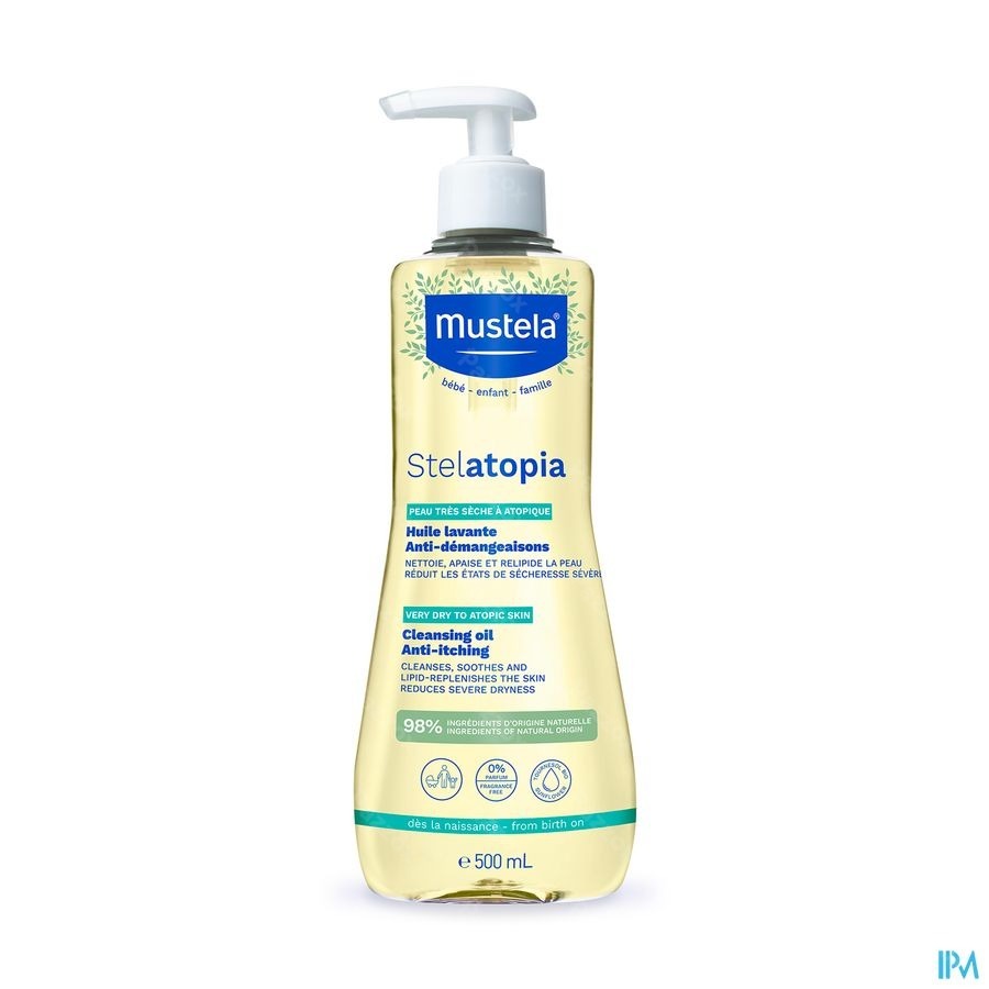 Mustela Stelatopia Reinigende Olie 500ml