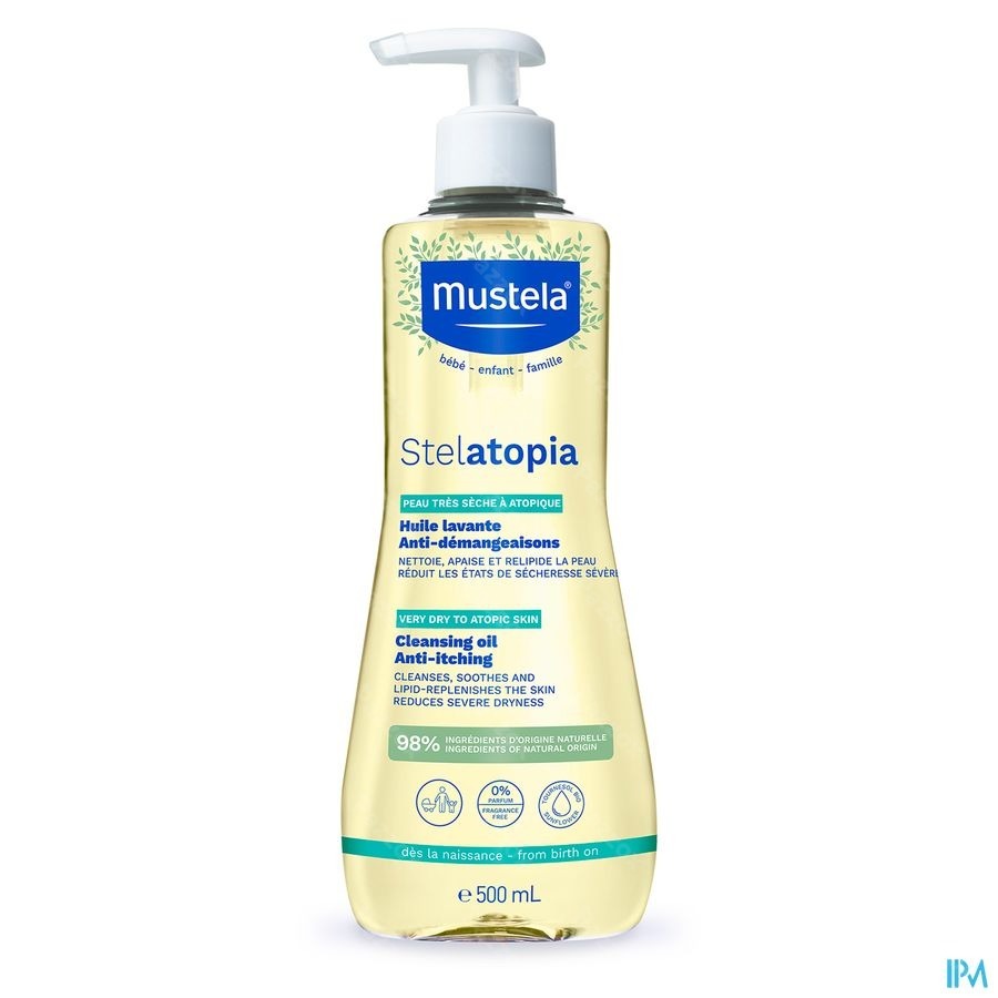 Mustela Stelatopia Reinigende Olie 500ml