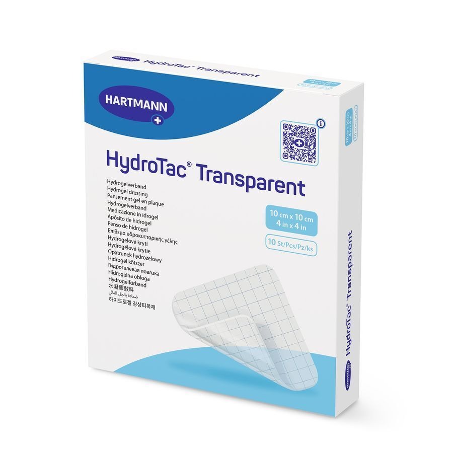 Hydrotac Transparent 10x10cm 10 6859061 Hartmann