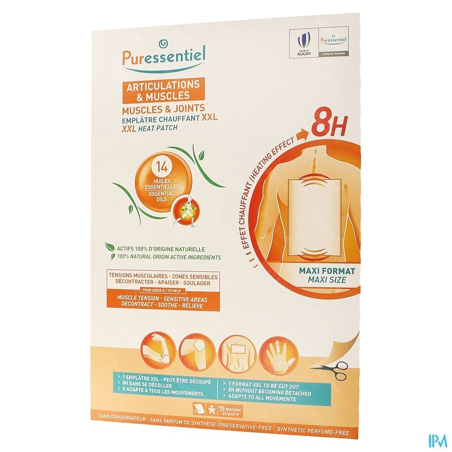 Puressentiel Articulation Muscl.patch Chauff. Xxl