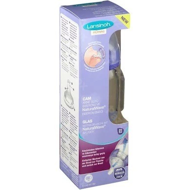 Lansinoh mOmma Biberon avec Tétine NaturalWave 1 x 240ml