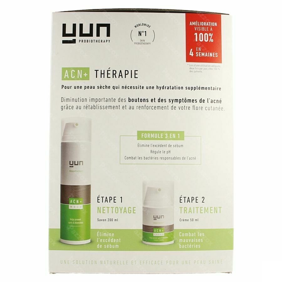 Yun Acn+ Therapy Pakket Droge Huid Met Acne