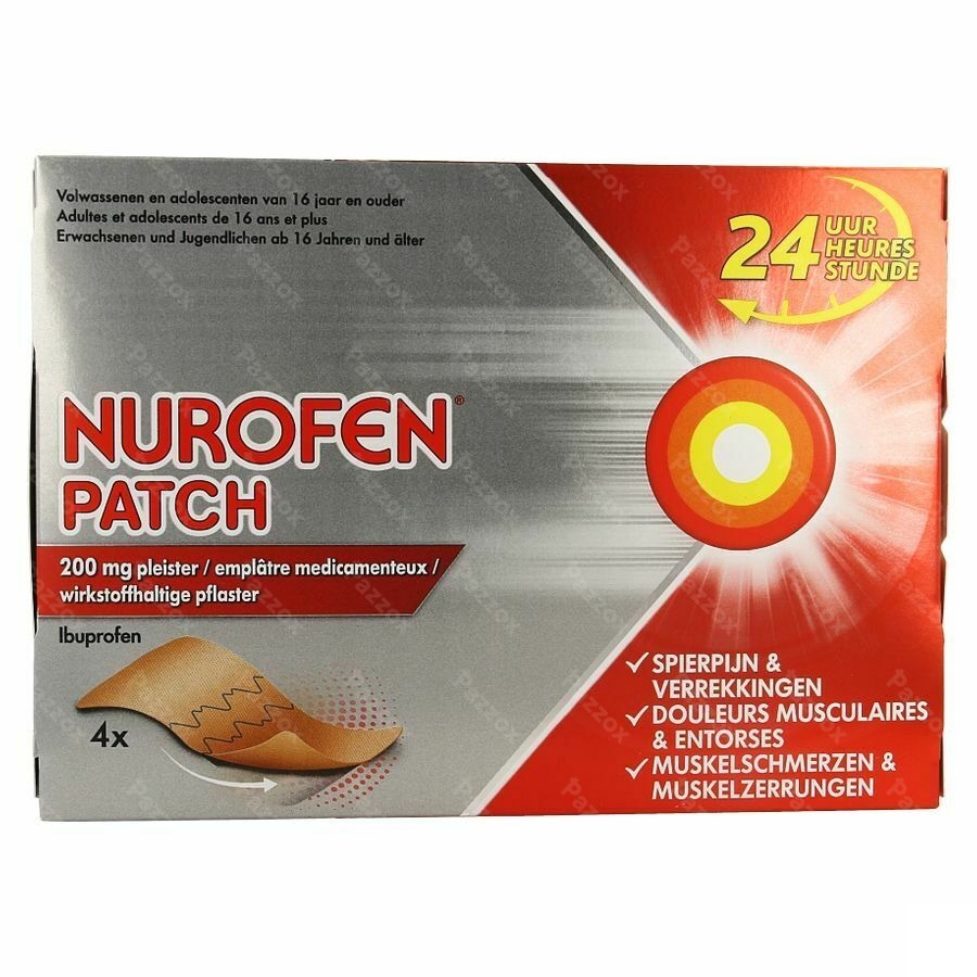 Nurofen Patch 200mg 4 Emplatre 