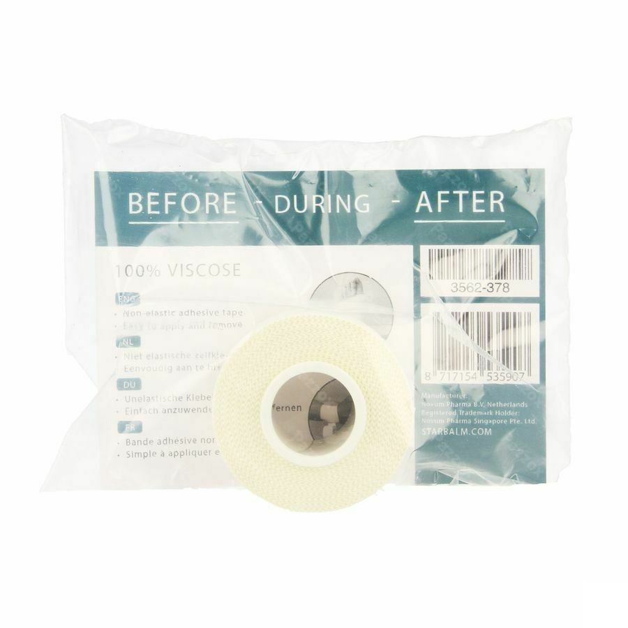 Star Balm Sport Tape 3,8cm X 10m Wit 1 Individ.