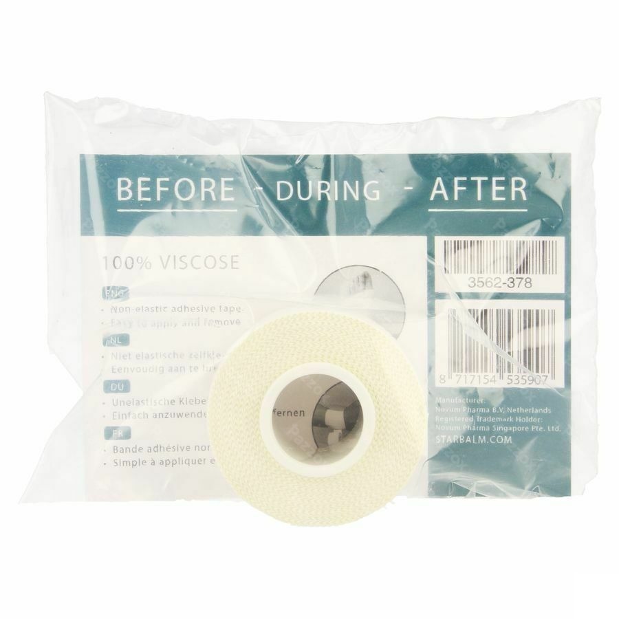 Star Balm Sport Tape 3,8cm X 10m Wit 1 Individ.