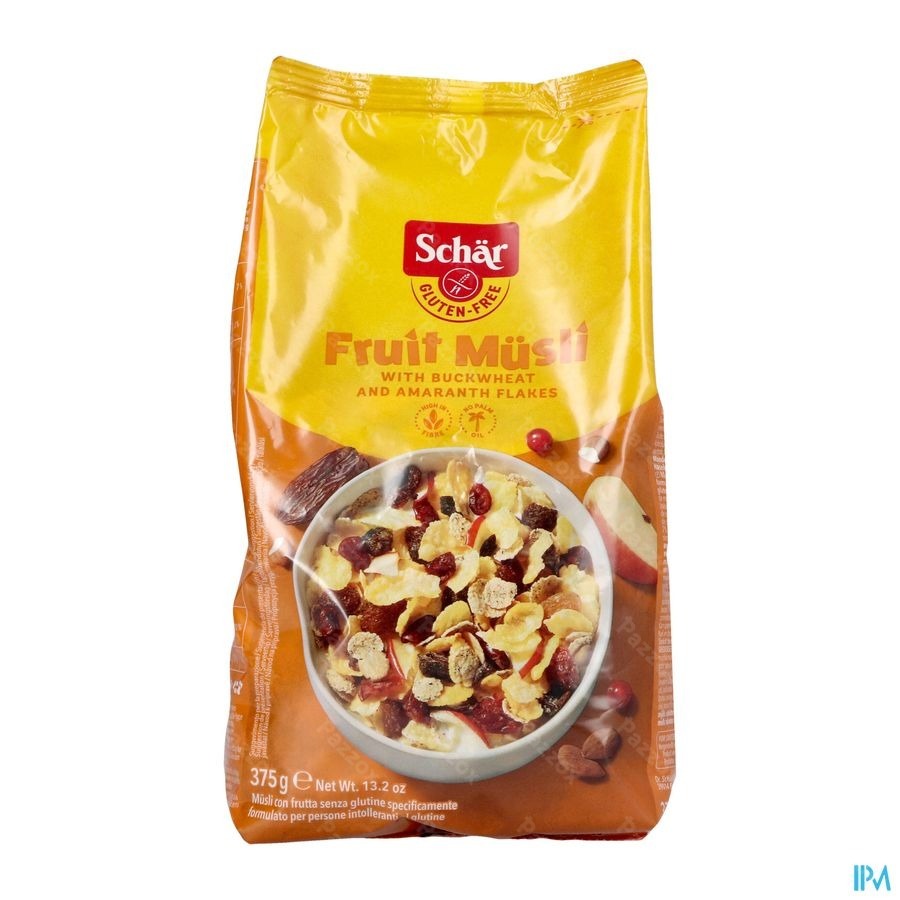Schar Muesli Fruit 375g 3210 Revogan