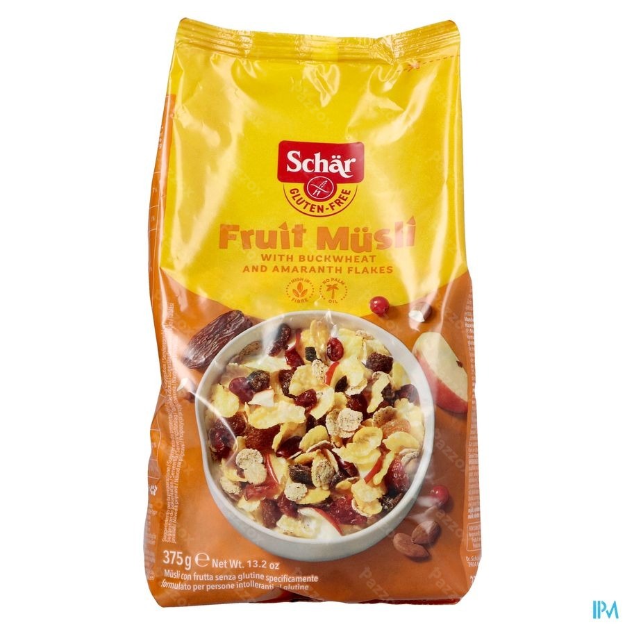 Schar Muesli Fruit 375g 3210 Revogan