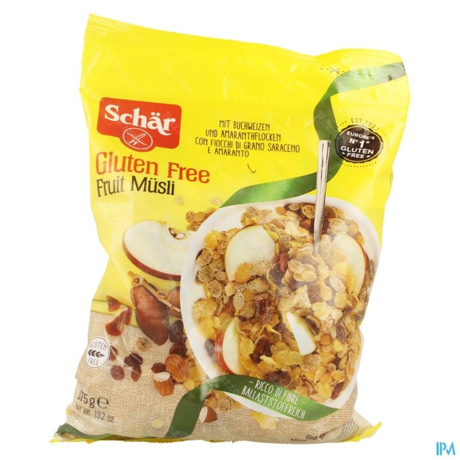 Schar Muesli Fruit 375g 3210 Revogan