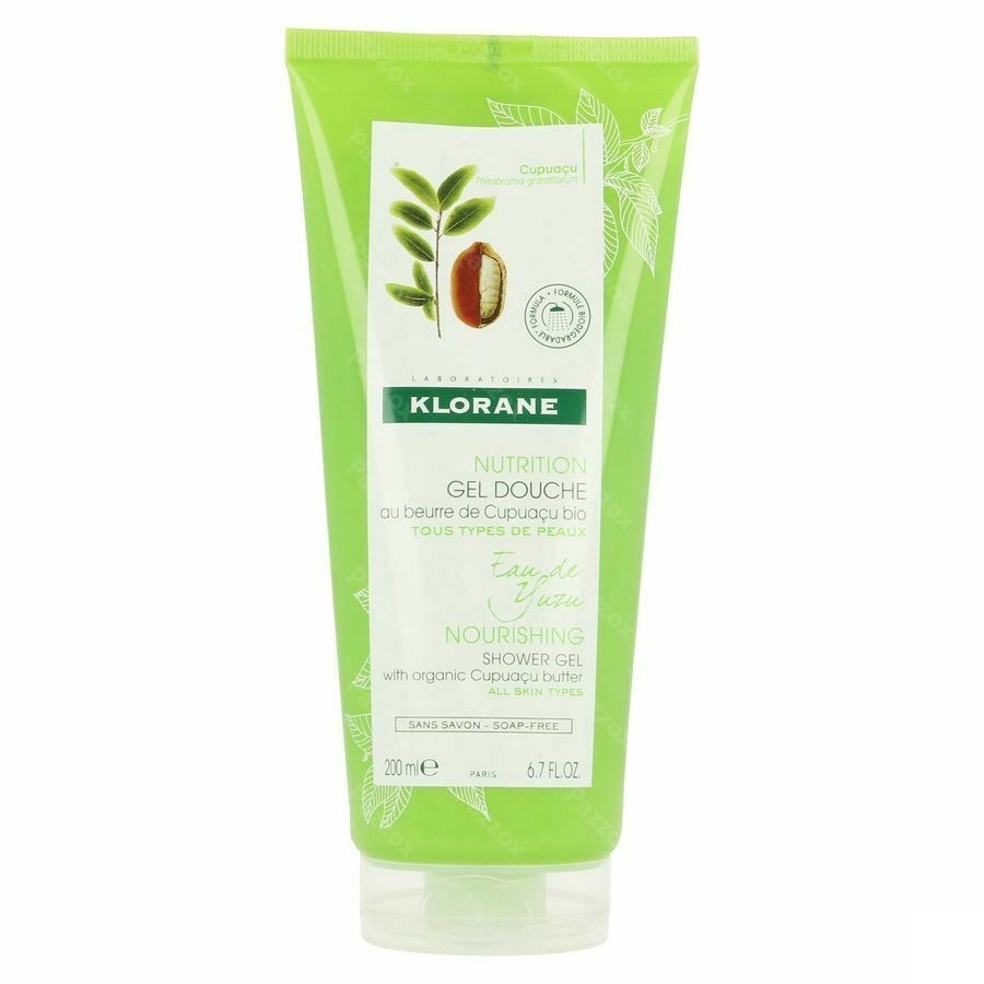 Klorane Corps Gel Douche Eau Yuzu 200ml