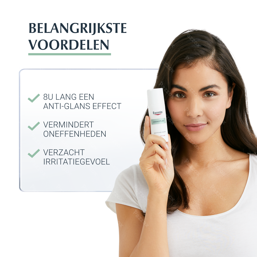 Eucerin Dermopure MAT Matterende Fluid Acne Onzuivere Huid 50ml