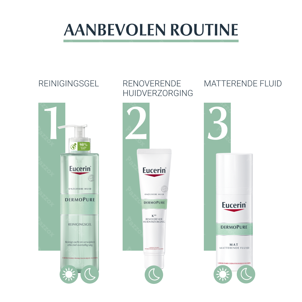 Eucerin Dermopure MAT Matterende Fluid Acne Onzuivere Huid 50ml