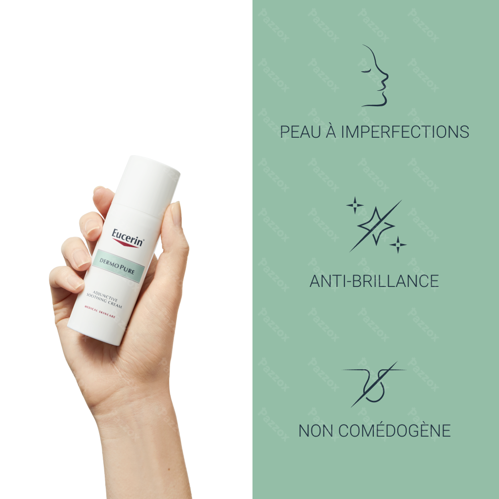 Eucerin Dermopure MAT Fluide Matifiant Acné Peau à Imperfections 50ml