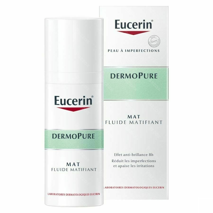 Eucerin Dermopure MAT Fluide Matifiant Acné Peau à Imperfections 50ml