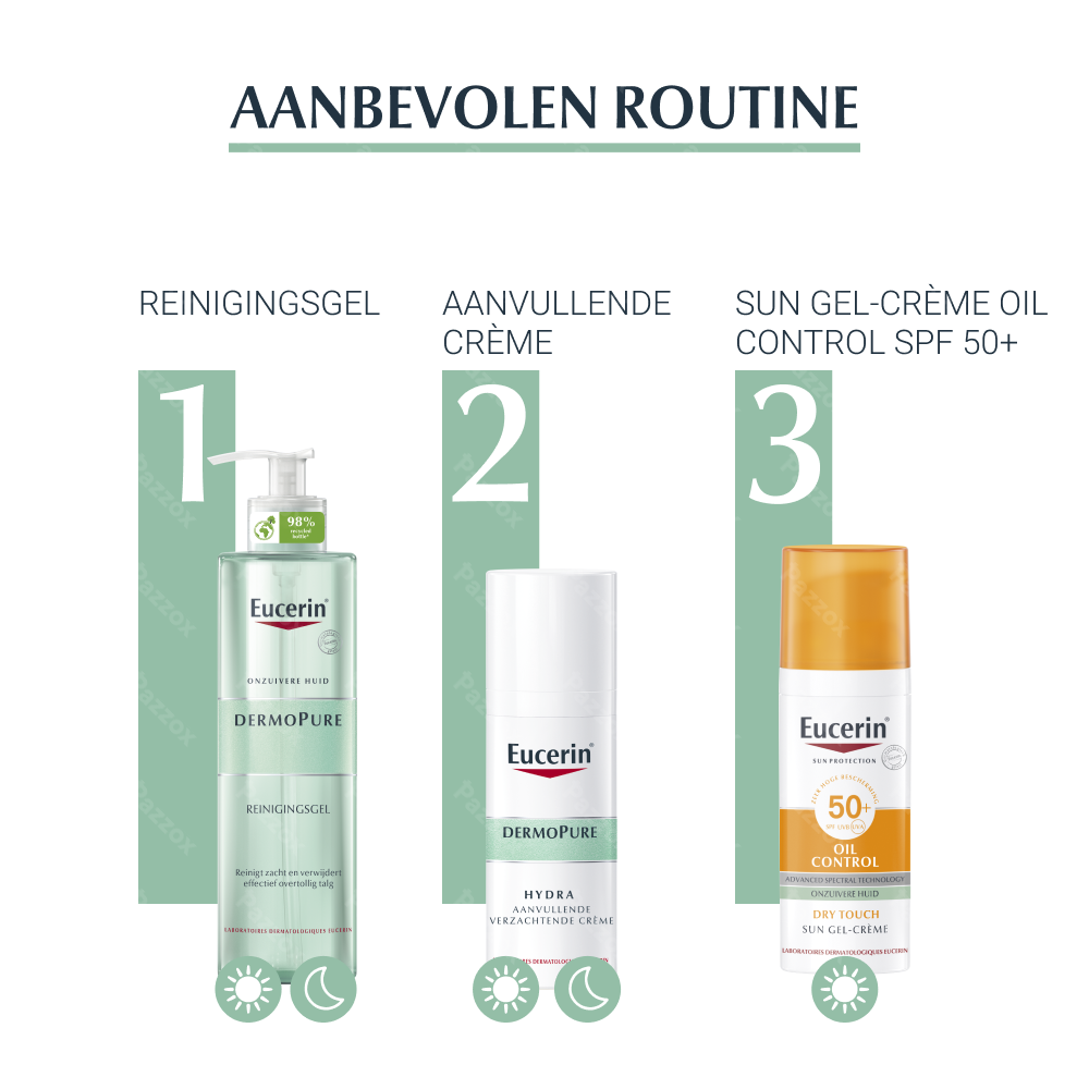 Eucerin Dermopure HYDRA Aanvullende Verzachtende Crème Acne Onzuivere Huid 50ml