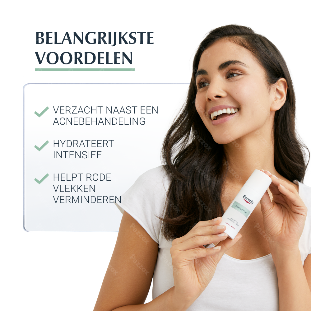 Eucerin Dermopure HYDRA Aanvullende Verzachtende Crème Acne Onzuivere Huid 50ml