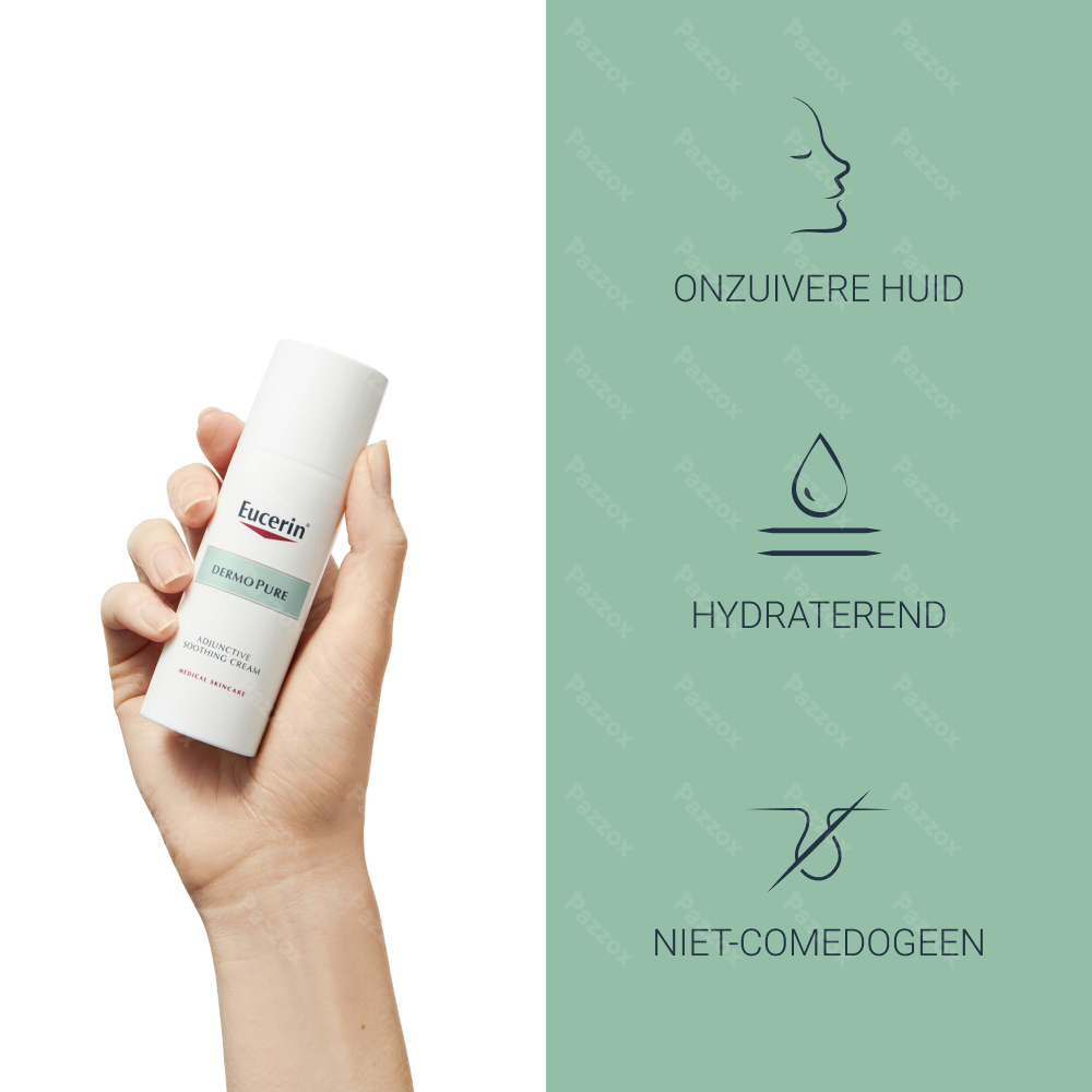 Eucerin Dermopure HYDRA Aanvullende Verzachtende Crème Acne Onzuivere Huid 50ml