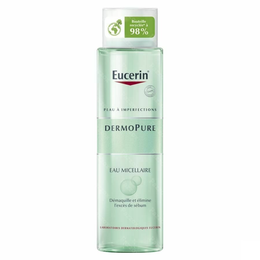 Eucerin Dermpopure Eau Micellaire Acné Peau à Imperfections 400ml