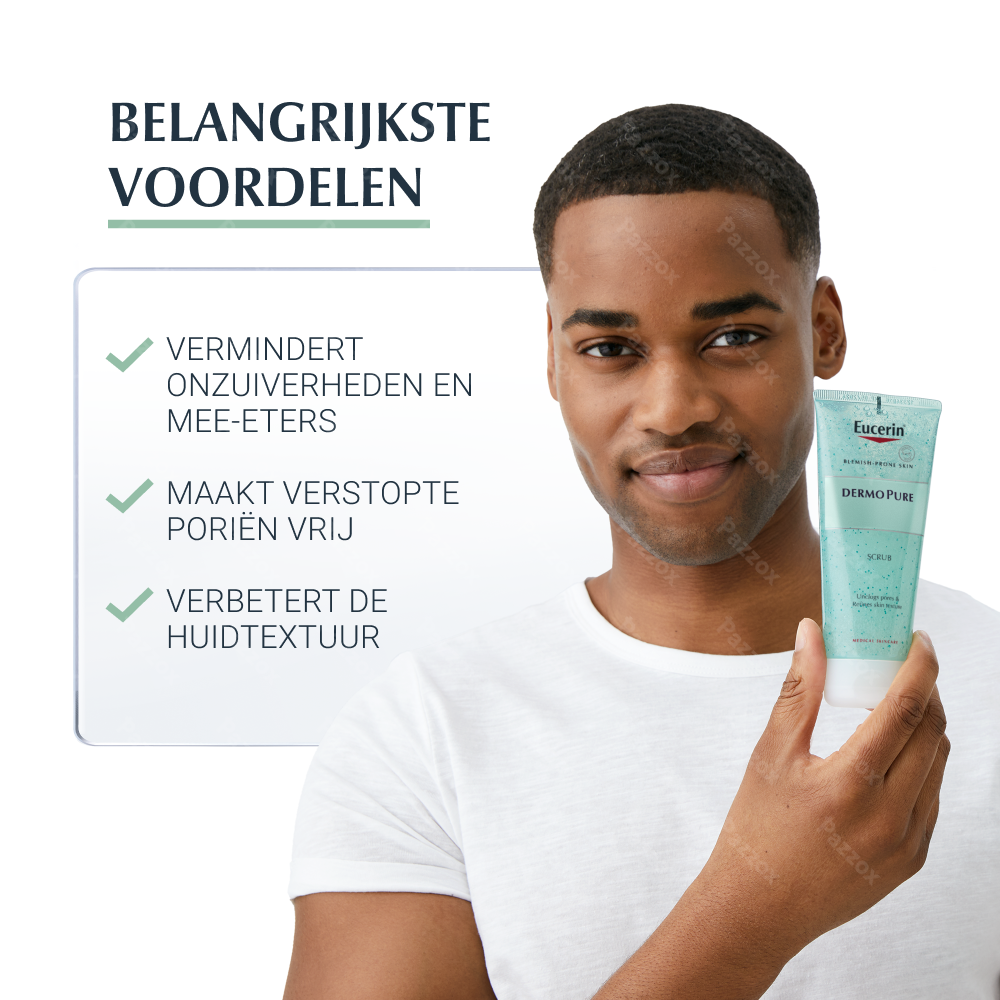 Eucerin DermoPure Scrub Acne Onzuivere Huid 100ml