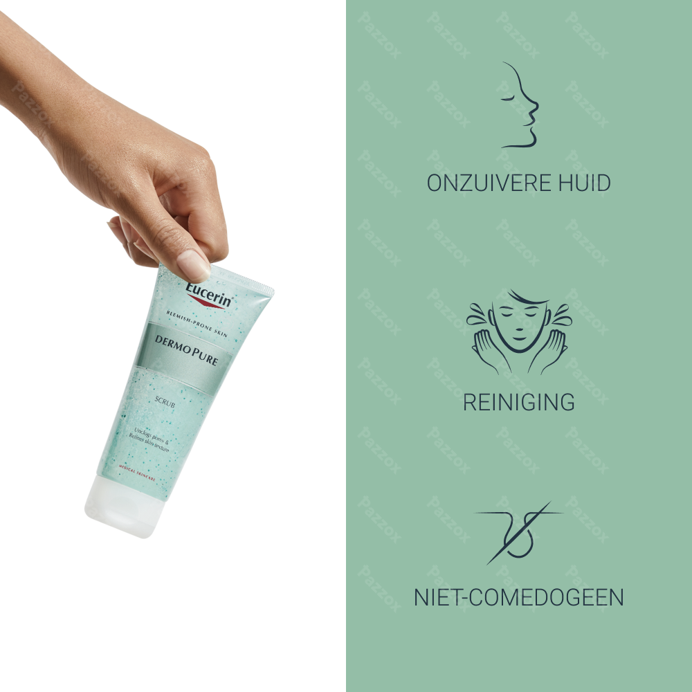 Eucerin DermoPure Scrub Acne Onzuivere Huid 100ml