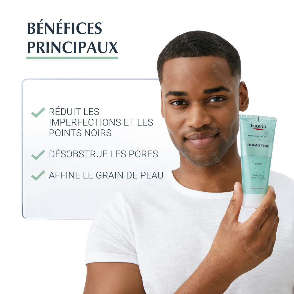 Eucerin DermoPure Gommage Acné Peau à Imperfections 100ml