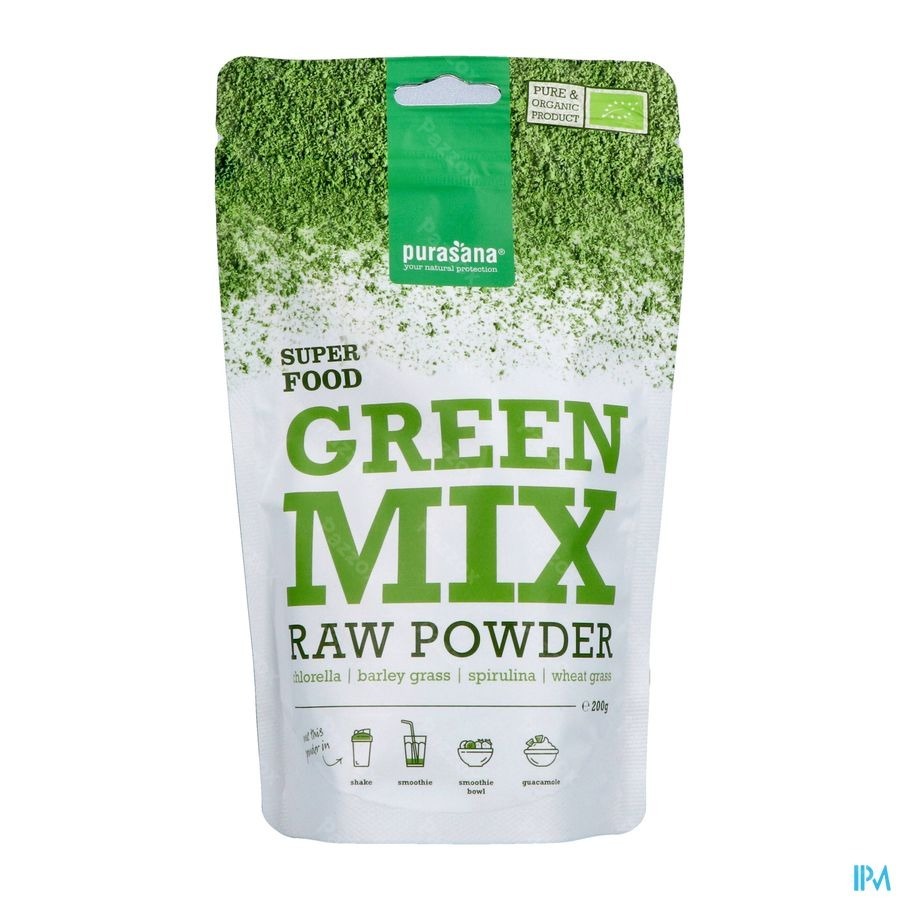 Purasana Melange De Poudre Verte 200g 