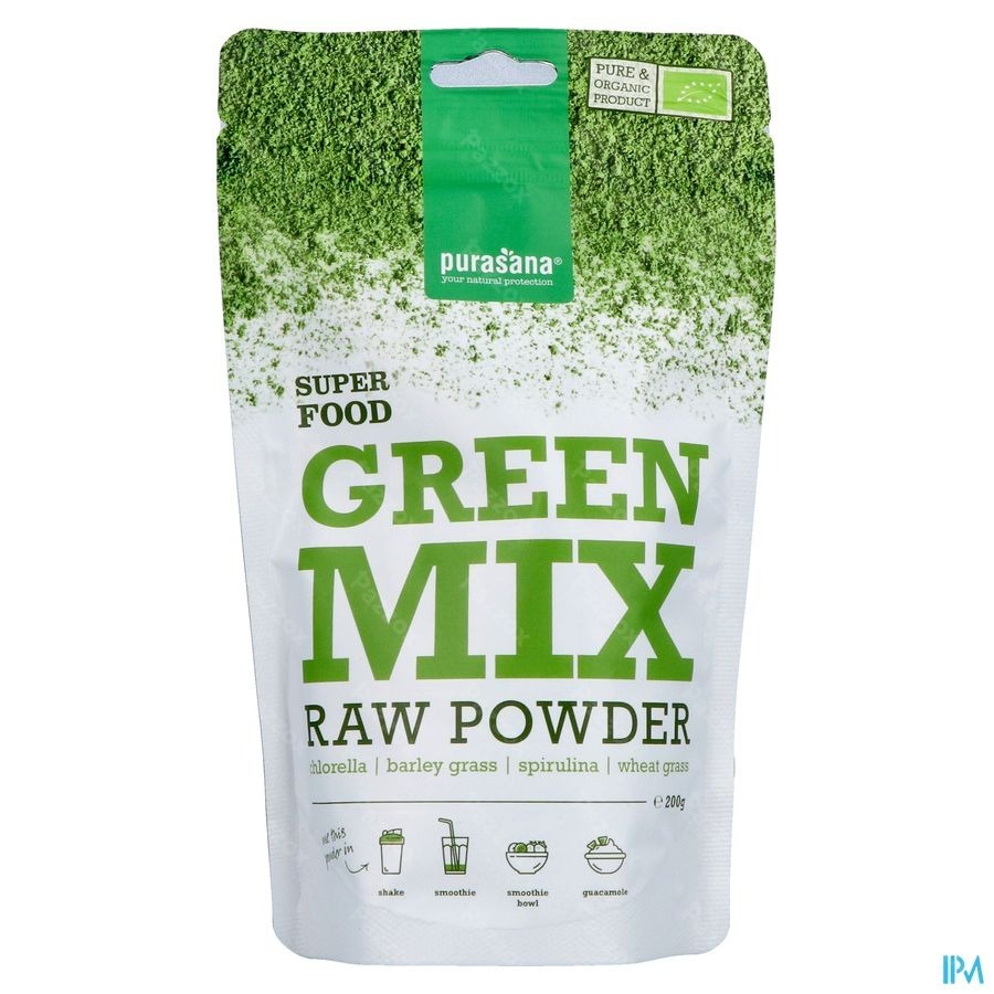 Purasana Melange De Poudre Verte 200g 